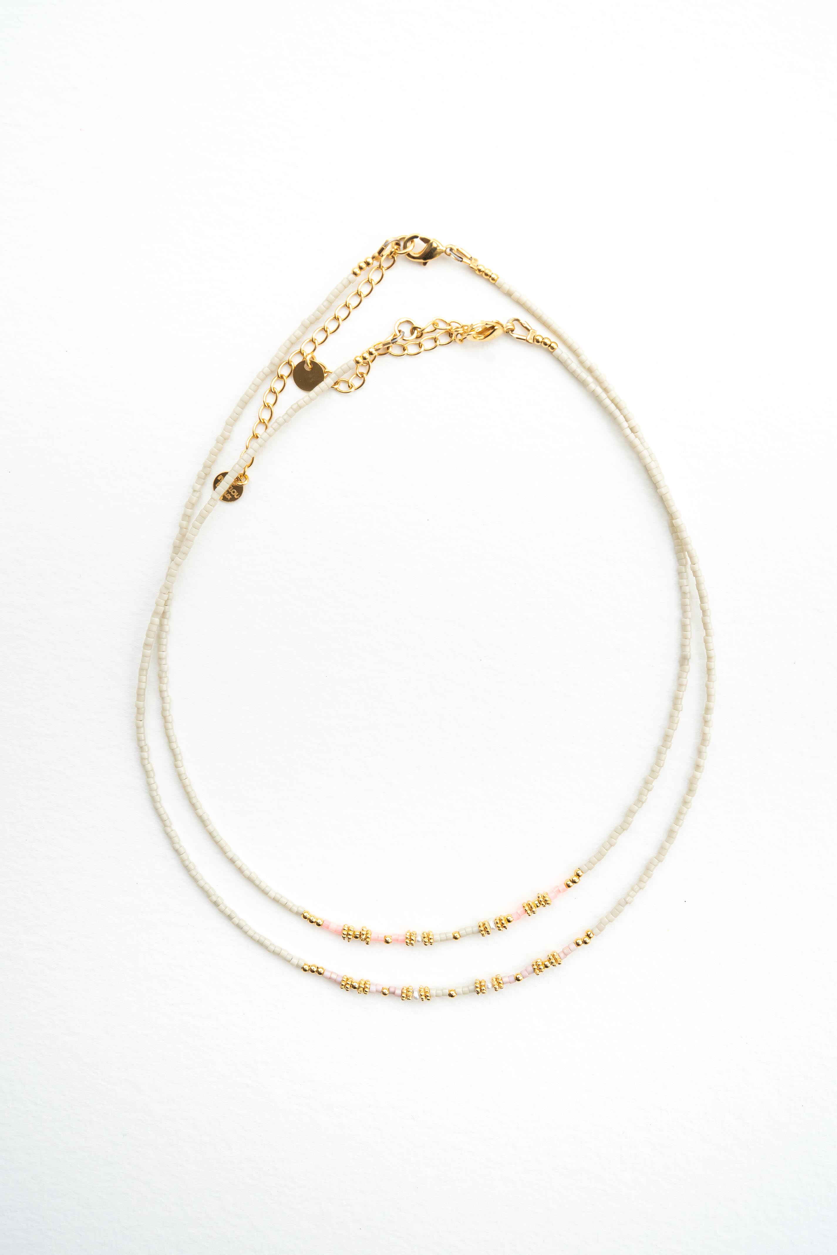 Collier Cha-Cha Lin & rose