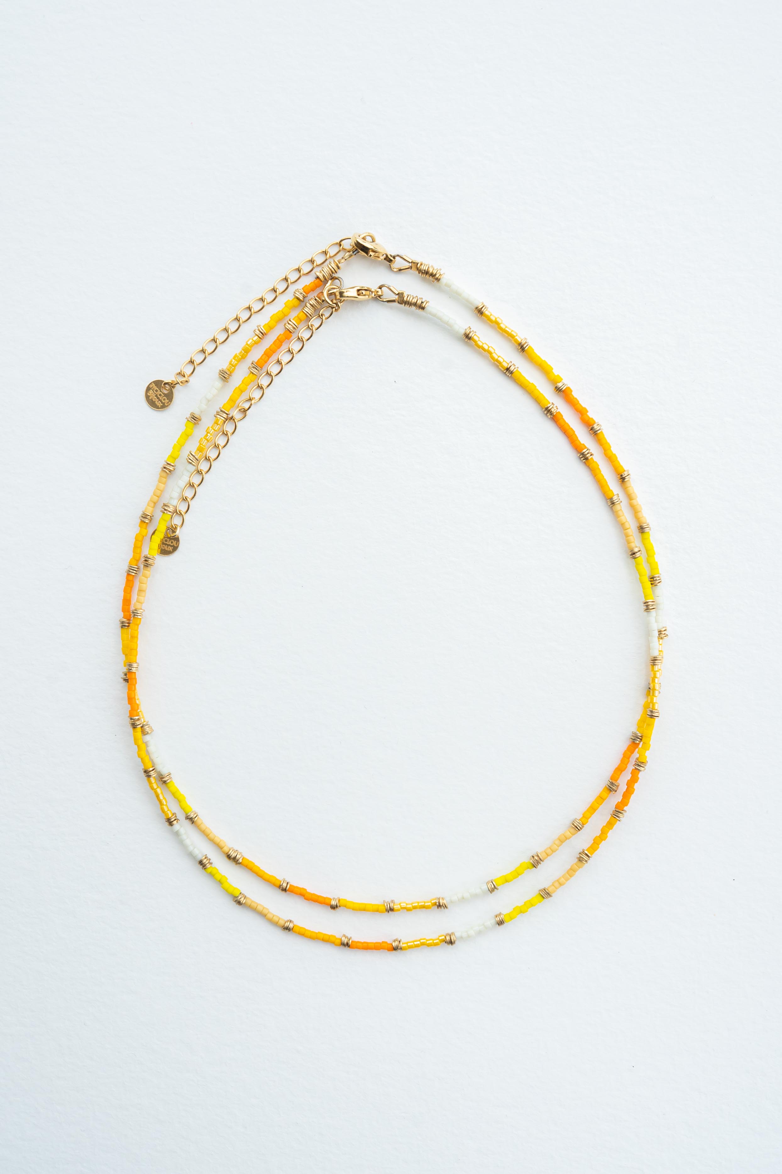 Collier Soda Jaune